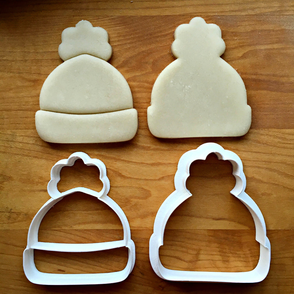 Set of 2 Winter Hat Cookie Cutters/Dishwasher Safe