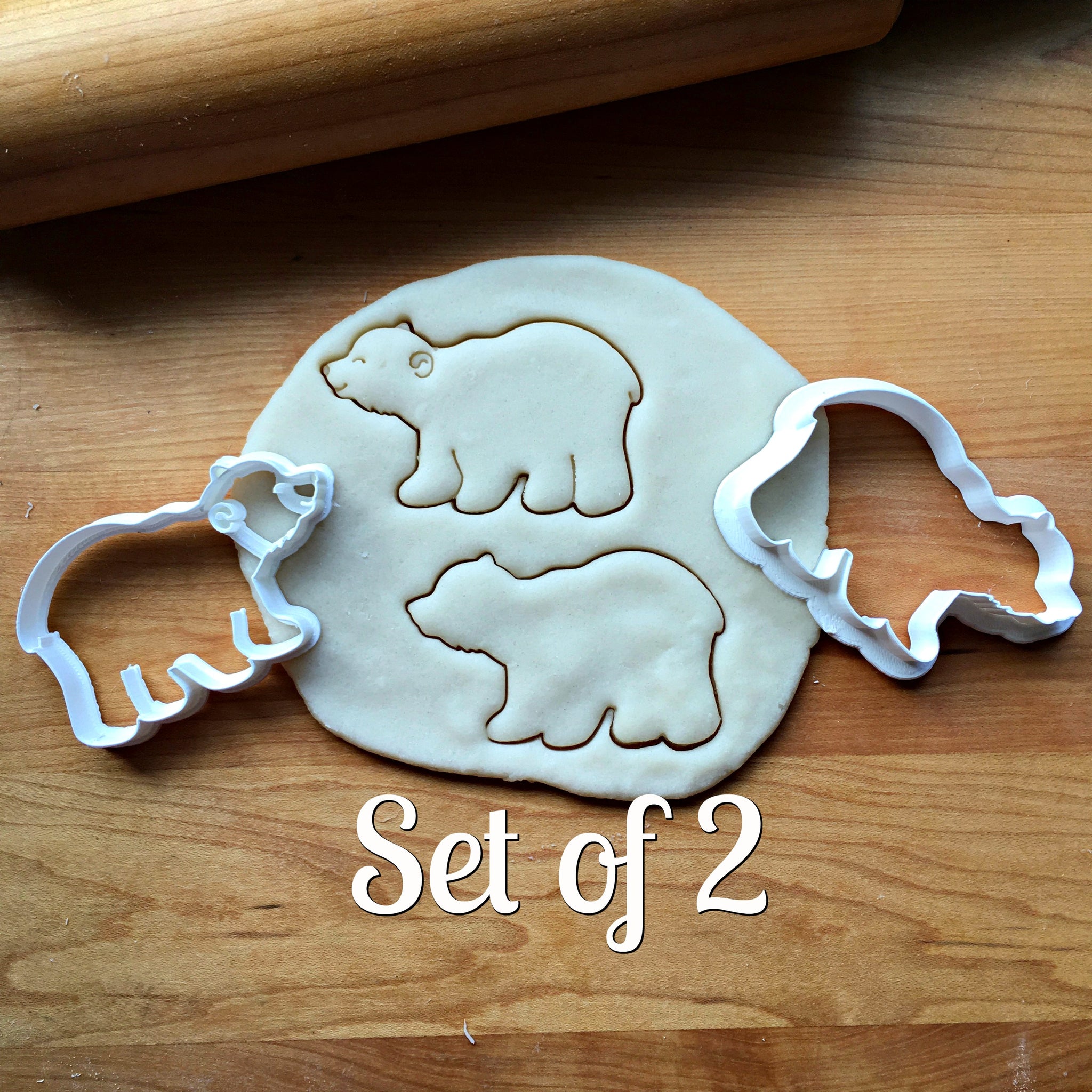 Set of 2 Baby Elephant Cookie Cutters/Dishwasher Safe