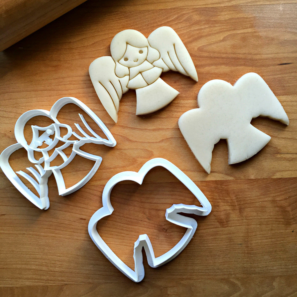 Set of 2 Christmas Angel Cookie Cutters/Dishwasher Safe