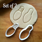 Set of 2 Christmas Light Bulb Cookie Cutters/Dishwasher Safe