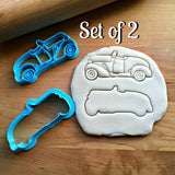 Set of 2 Roadster Cookie Cutters/Dishwasher Safe