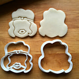 Set of 2 Flapper Girl Cookie Cutters/Dishwasher Safe