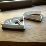Set of 2 Diamond Cookie Cutters/Dishwasher Safe