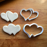 Set of 2 Double Hearts Cookie Cutter/Dishwasher Safe