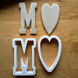 Set of 2 MOM Cookie Cutters/Dishwasher Safe