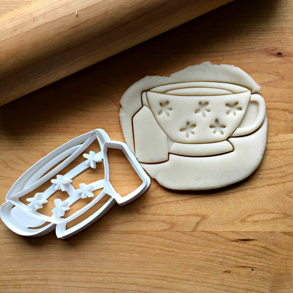 Flower Teacup Cookie Cutter/Dishwasher Safe