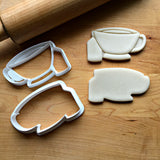 Set of 2 Teacup Cookie Cutters/Dishwasher Safe