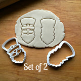 Set of 2 Leprechaun Face Cookie Cutters/Dishwasher Safe