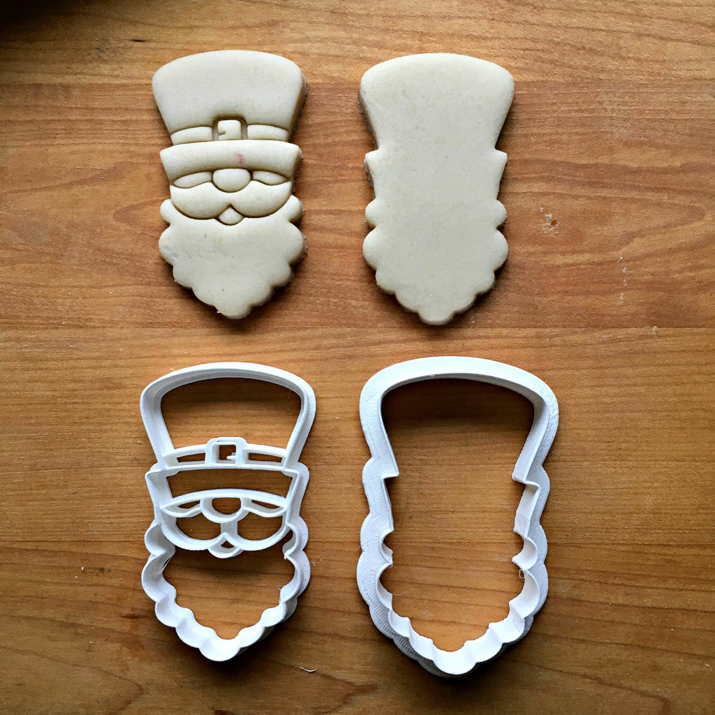 Set of 2 Leprechaun Face Cookie Cutters/Dishwasher Safe