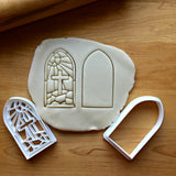 Set of 2 Stained Glass Window Cookie Cutters/Dishwasher Safe
