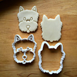 Set of 2 Yorkie/Terrier Dog Cookie Cutters/Dishwasher Safe