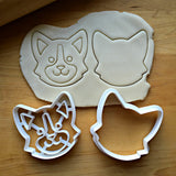 Set of 2 Corgi Dog Cookie Cutters/Dishwasher Safe