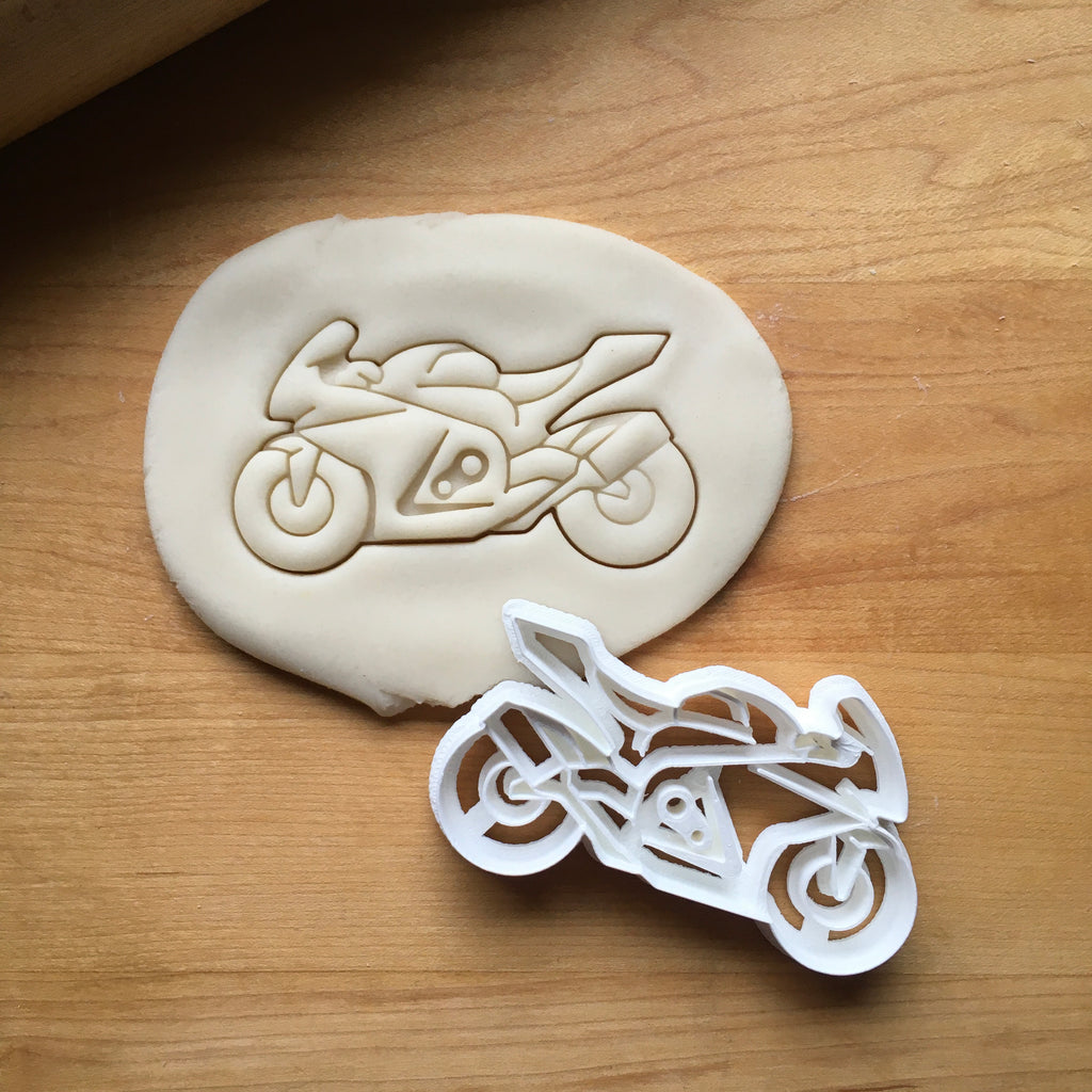 Sport Motorcycle Cookie Cutter/Dishwasher Safe