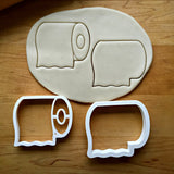Set of 2 Toilet Paper Roll Cookie Cutters/Dishwasher Safe