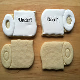 Set of 2 Toilet Paper Roll Cookie Cutters/Dishwasher Safe