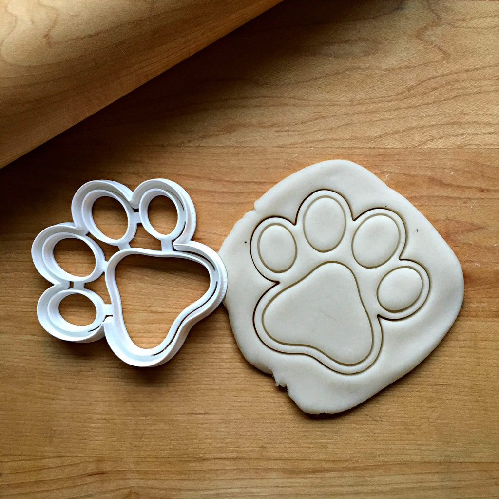 Paw Print Cookie Cutter/Dishwasher Safe