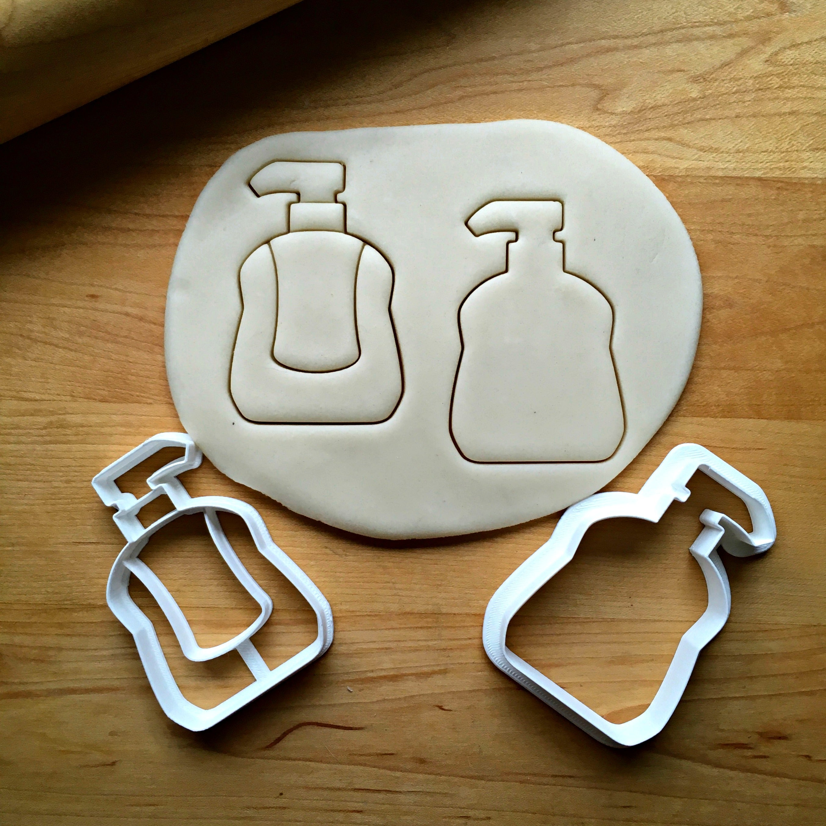 Set of 2 Hand Soap Dispenser Cookie Cutters/Dishwasher Safe