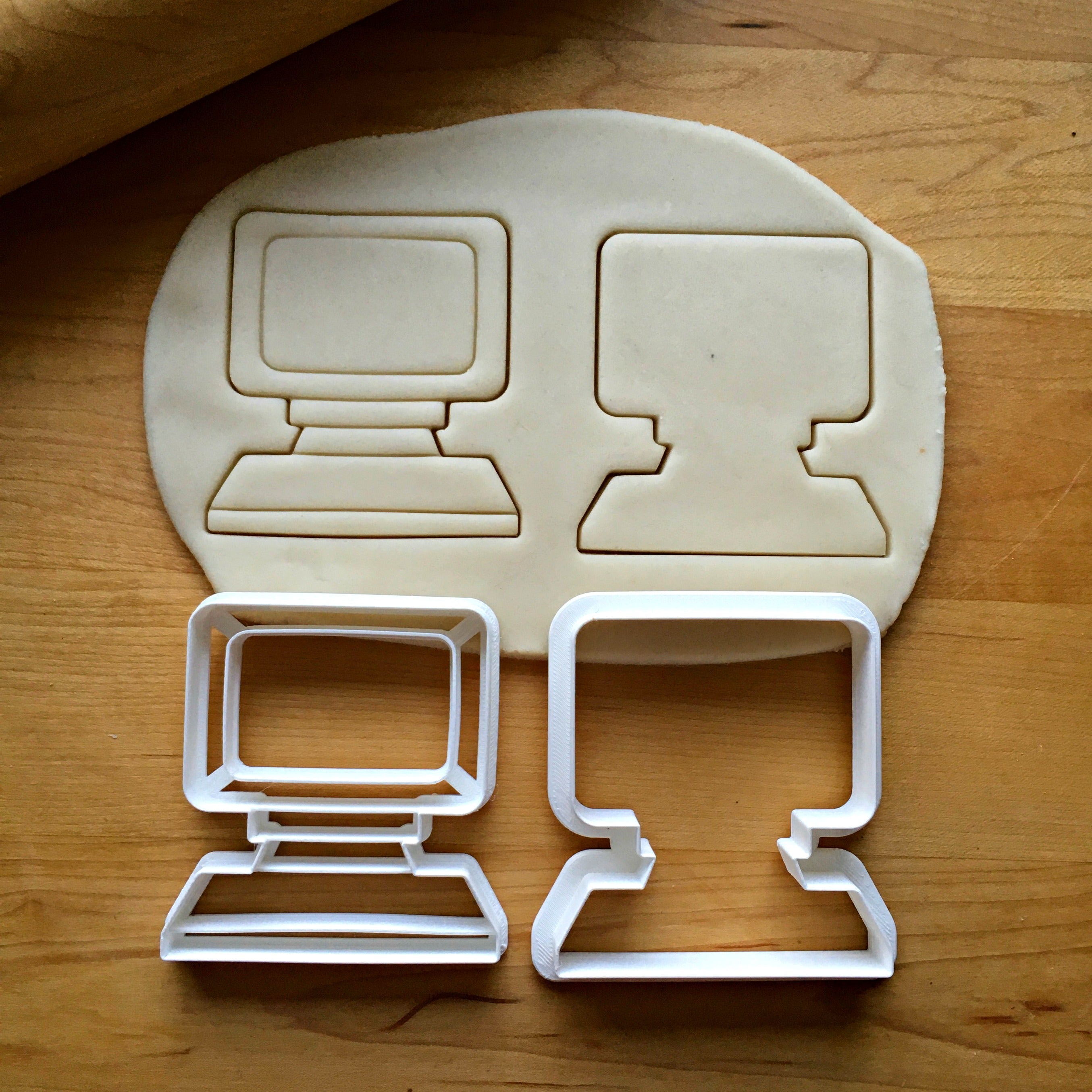 Set of 2 Computer Cookie Cutters/Dishwasher Safe