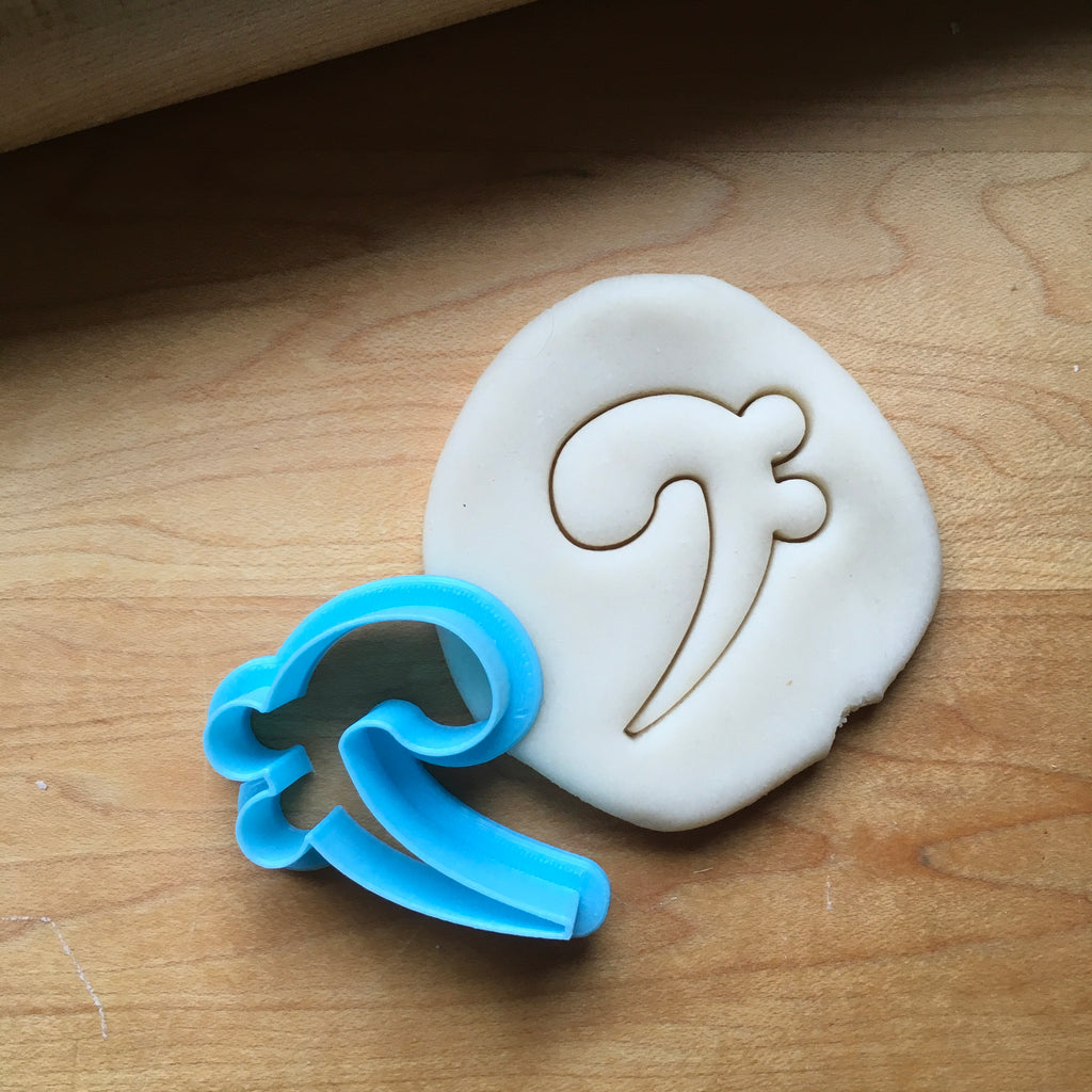 Bass Clef Cookie Cutter/Dishwasher Safe