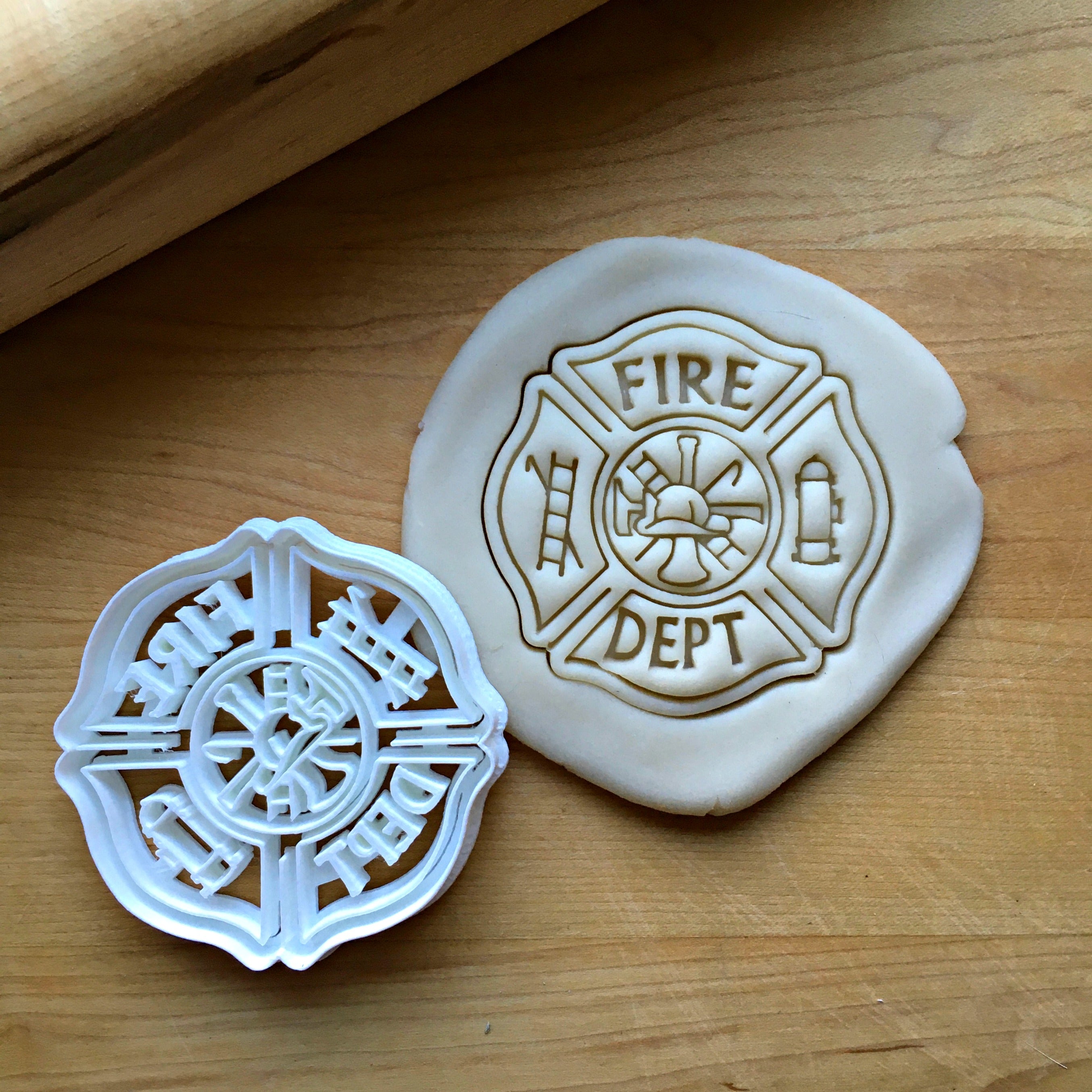 Firefighter Maltese Cross Cookie Cutter/Dishwasher Safe