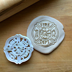 3" Firefighter Maltese Cross Cookie Cutter/Clearance