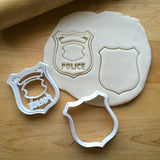 Set of 2 Police Badge Cookie Cutters/Dishwasher Safe