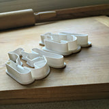 Set of 2 Helicopter Cookie Cutters/Multi-Size/Dishwasher Safe