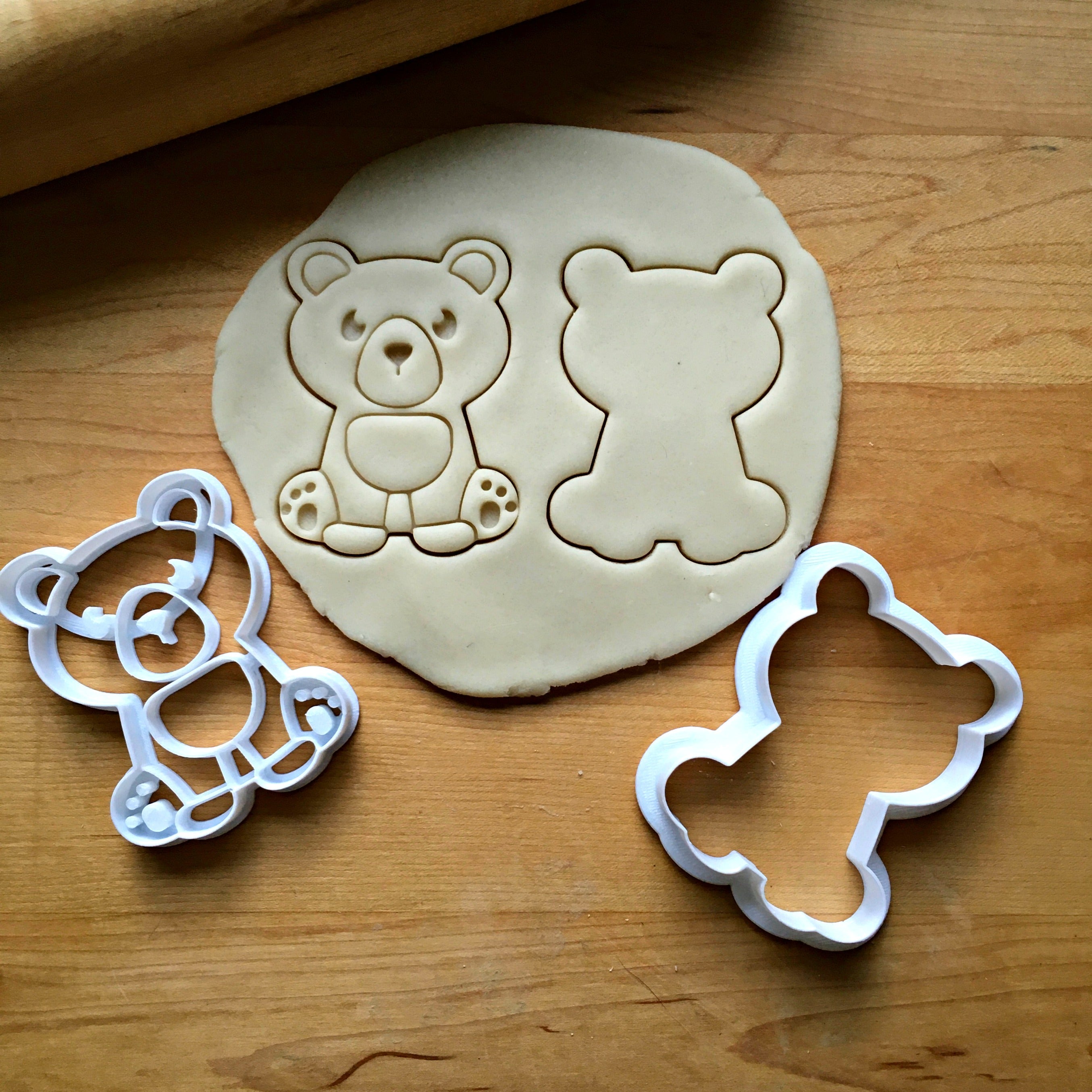 Set of 2 Baby Bear Cookie Cutters/Dishwasher Safe