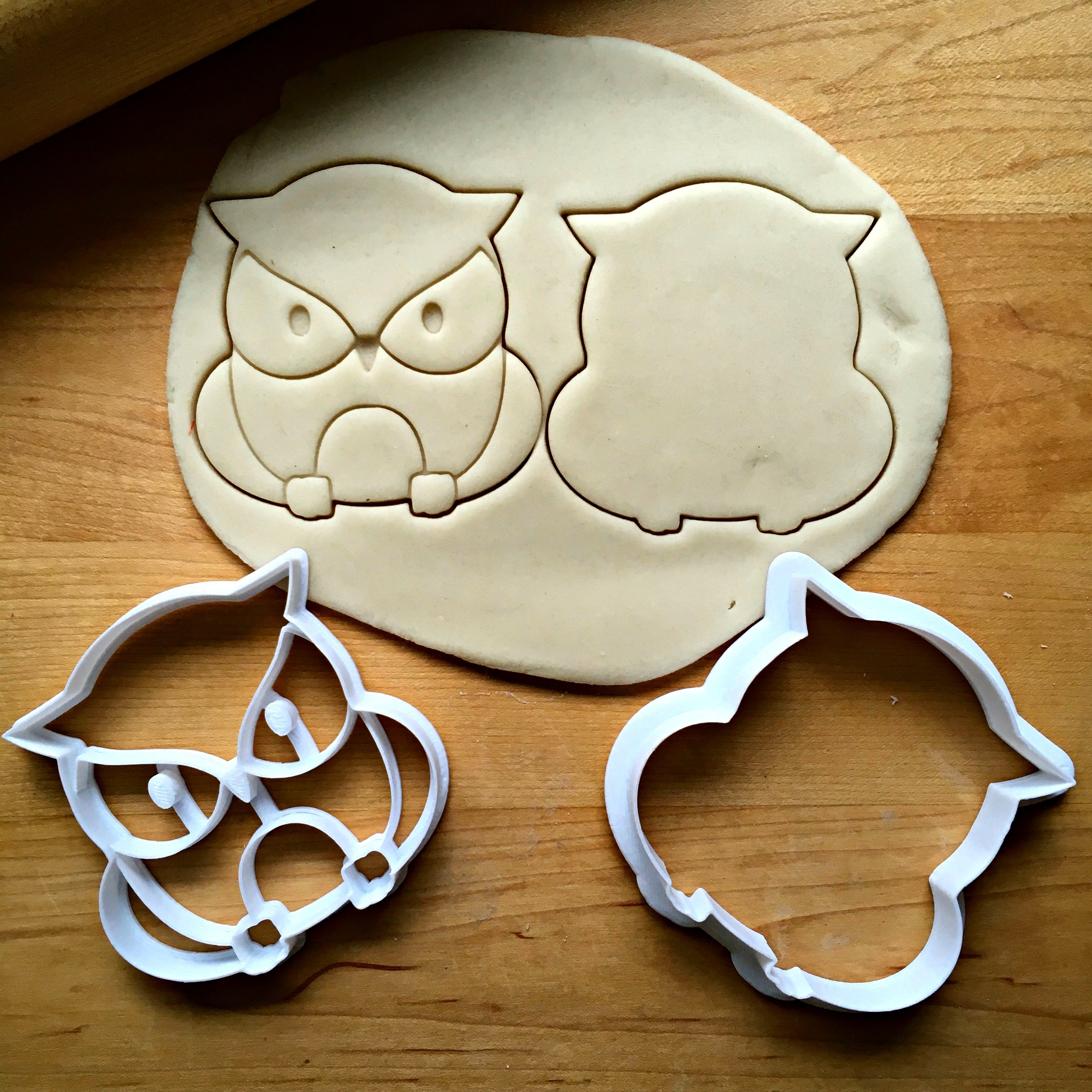 Set of 2 Owl Cookie Cutters/Dishwasher Safe