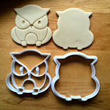 Set of 2 Owl Cookie Cutters/Dishwasher Safe