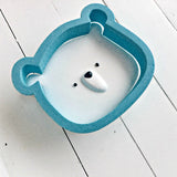 Set of 3 Cute Bear Cookie Cutters/Dishwasher Safe/Template Included
