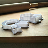 Set of 2 Blue Ribbon Cookie Cutters/Dishwasher Safe