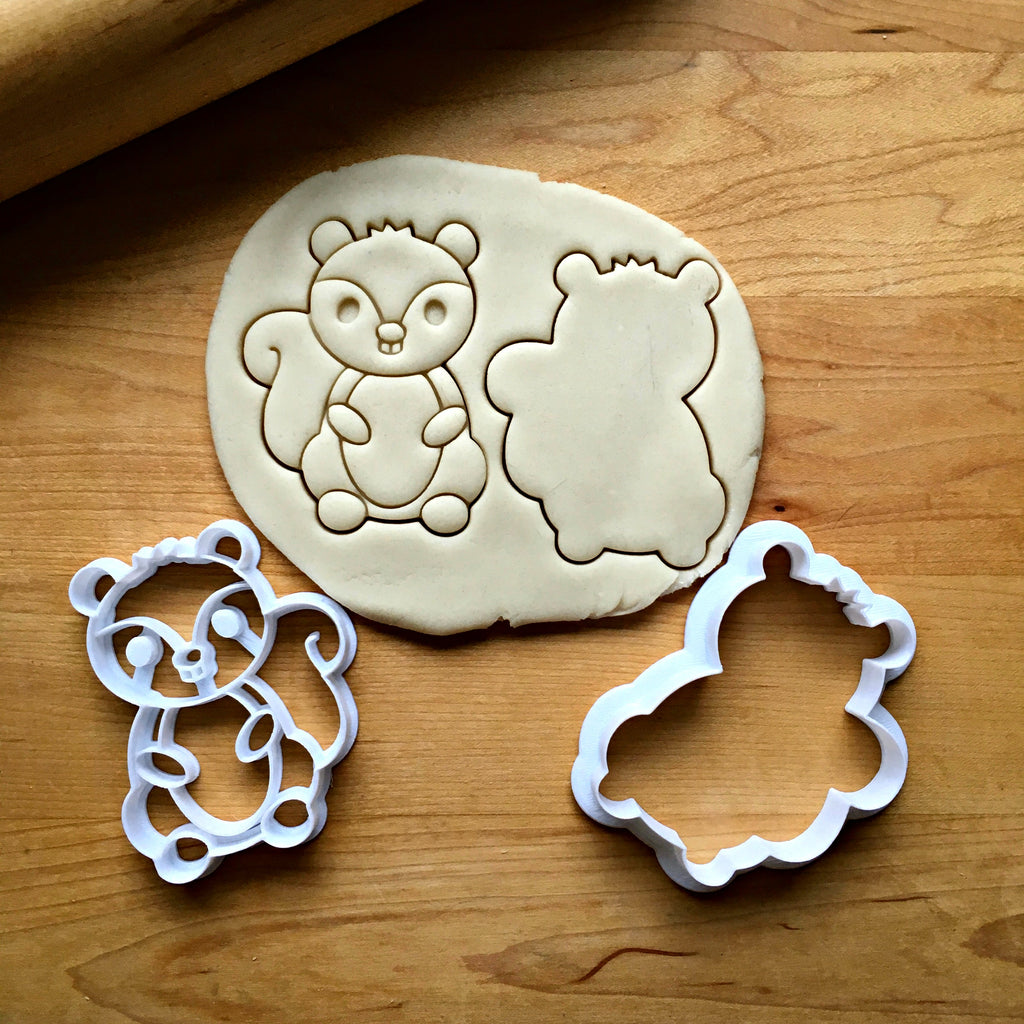 Set of 2 Baby Squirrel Cookie Cutters/Dishwasher Safe