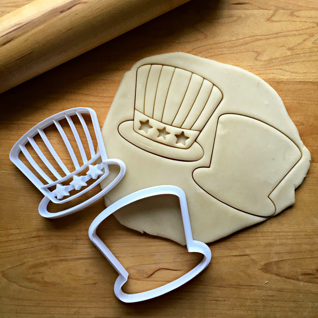 Set of 2 Uncle Sam Hat  Cookie Cutters/Dishwasher Safe
