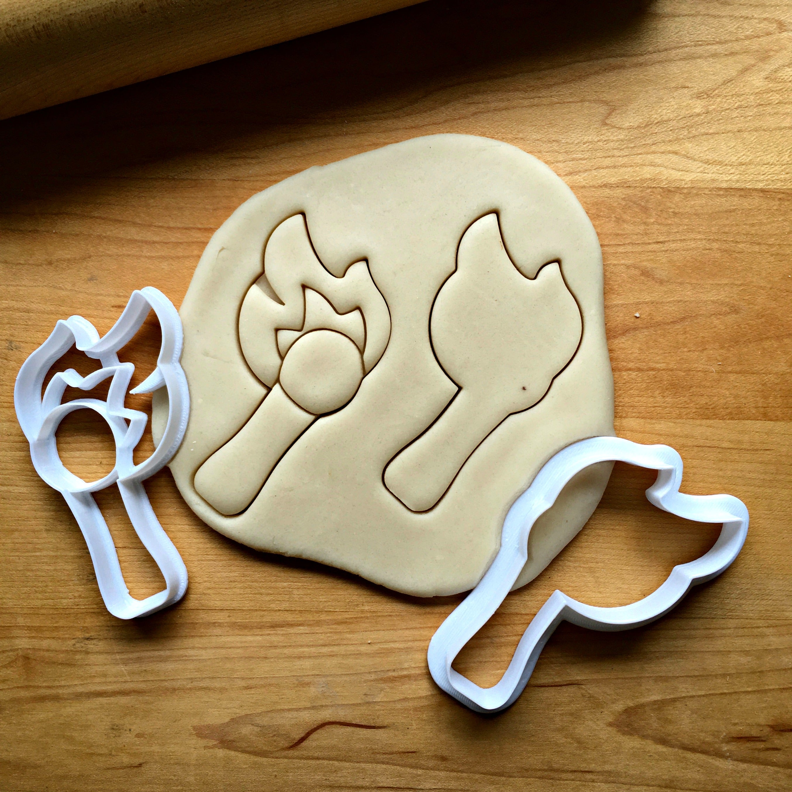 Set of 2 Match Stick Cookie Cutters/Dishwasher Safe