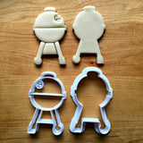 Set of 2 Grill Cookie Cutters/Dishwasher Safe