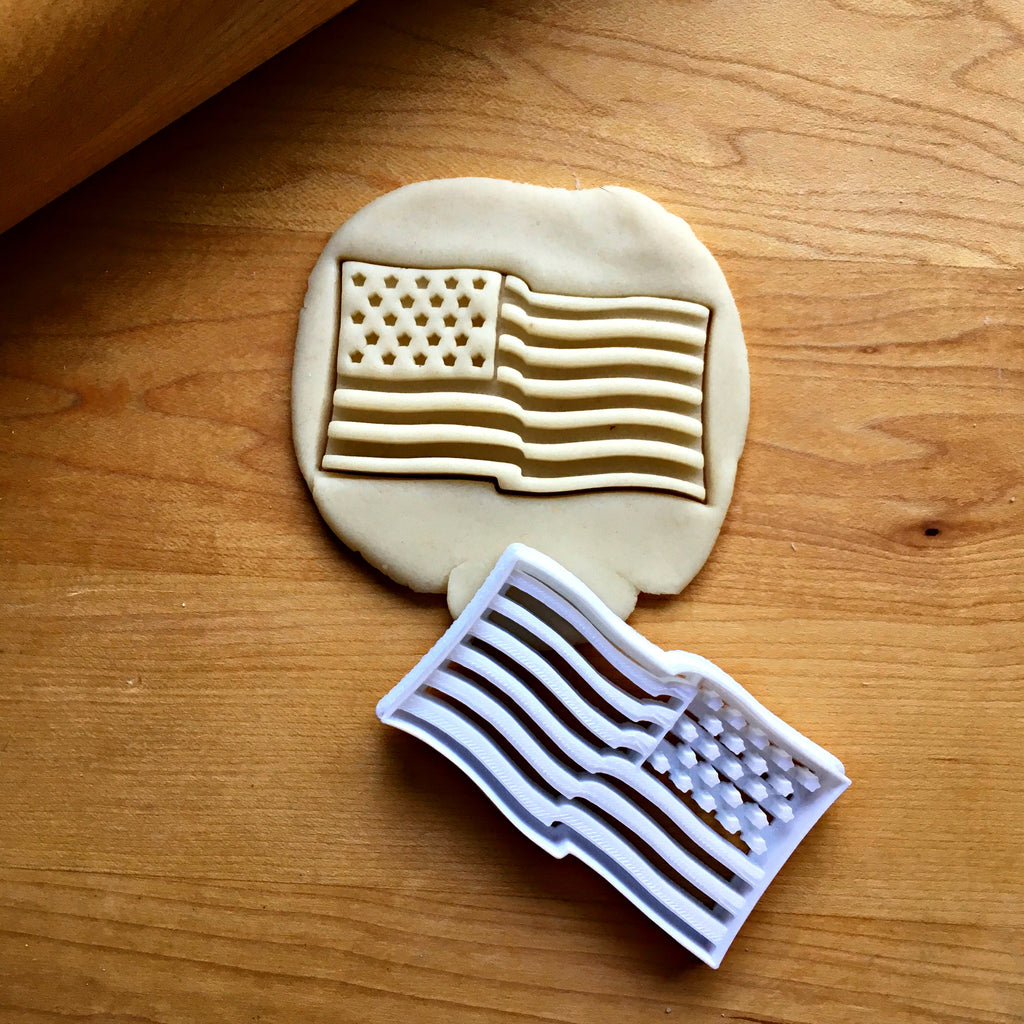 4" American Flag Cookie Cutter/Dishwasher Safe/Clearance