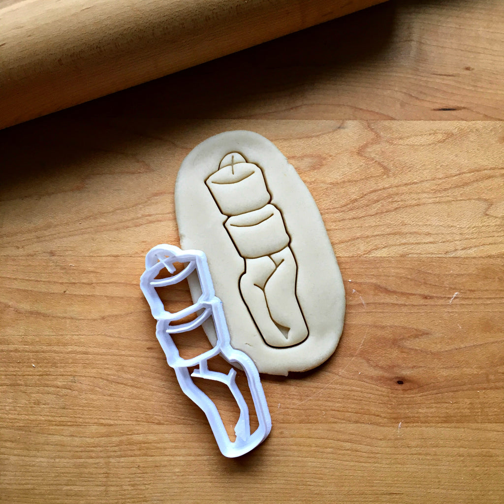 Marshmallow on a Stick Cookie Cutter/Dishwasher Safe