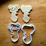 Set of 2 Buck Cookie Cutters/Dishwasher Safe