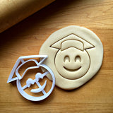 Graduate Emoji Cookie Cutter/Dishwasher Safe