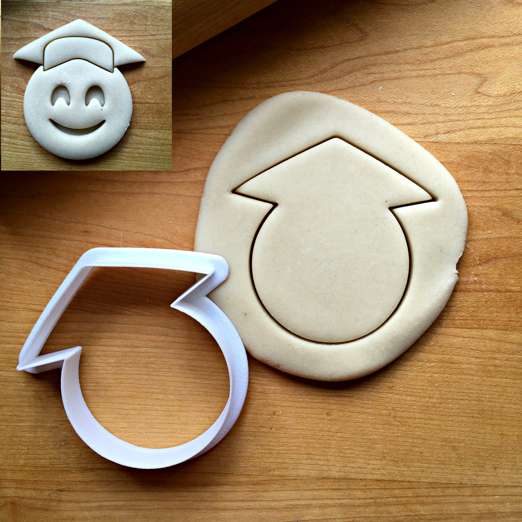 Graduate Emoji Cookie Cutter/Dishwasher Safe