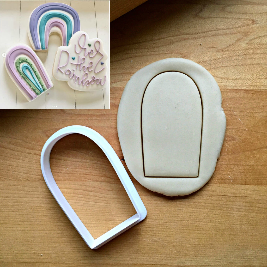 Skinny Rainbow/Tombstone Cookie Cutter/Dishwasher Safe