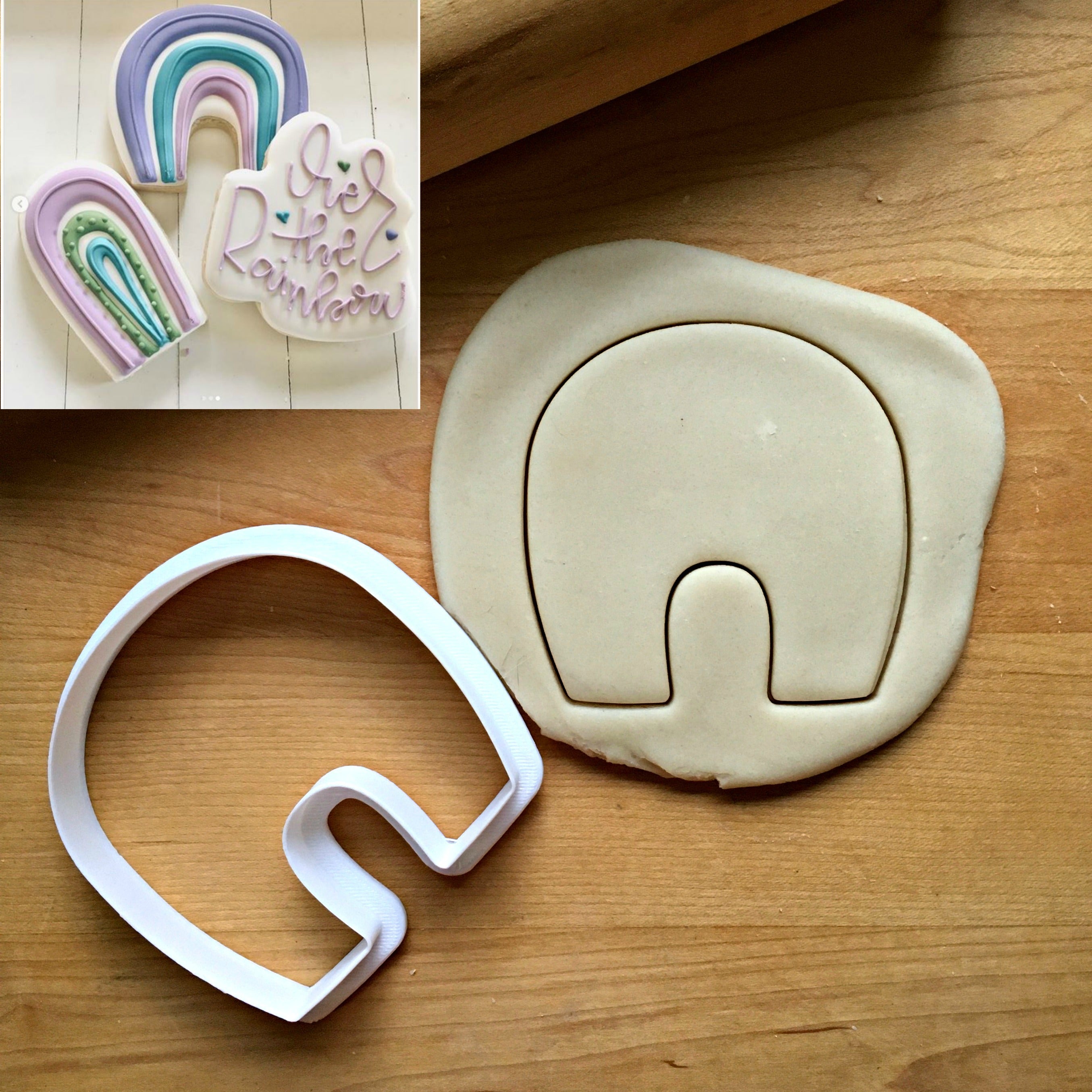 Rainbow Cookie Cutter/Dishwasher Safe