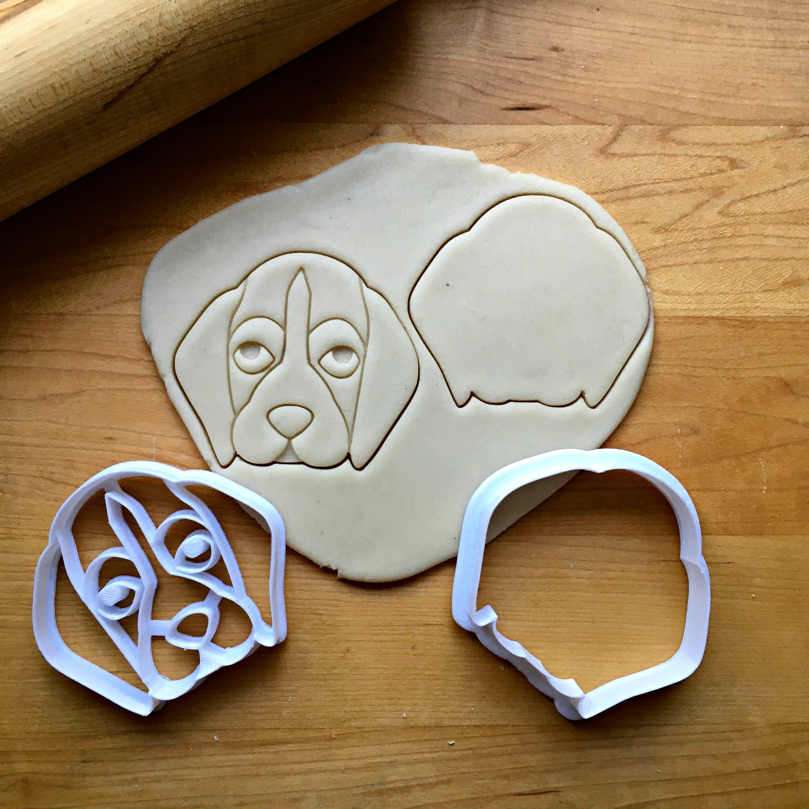 Set of 2 Beagle/Hound Dog Cookie Cutters/Dishwasher Safe
