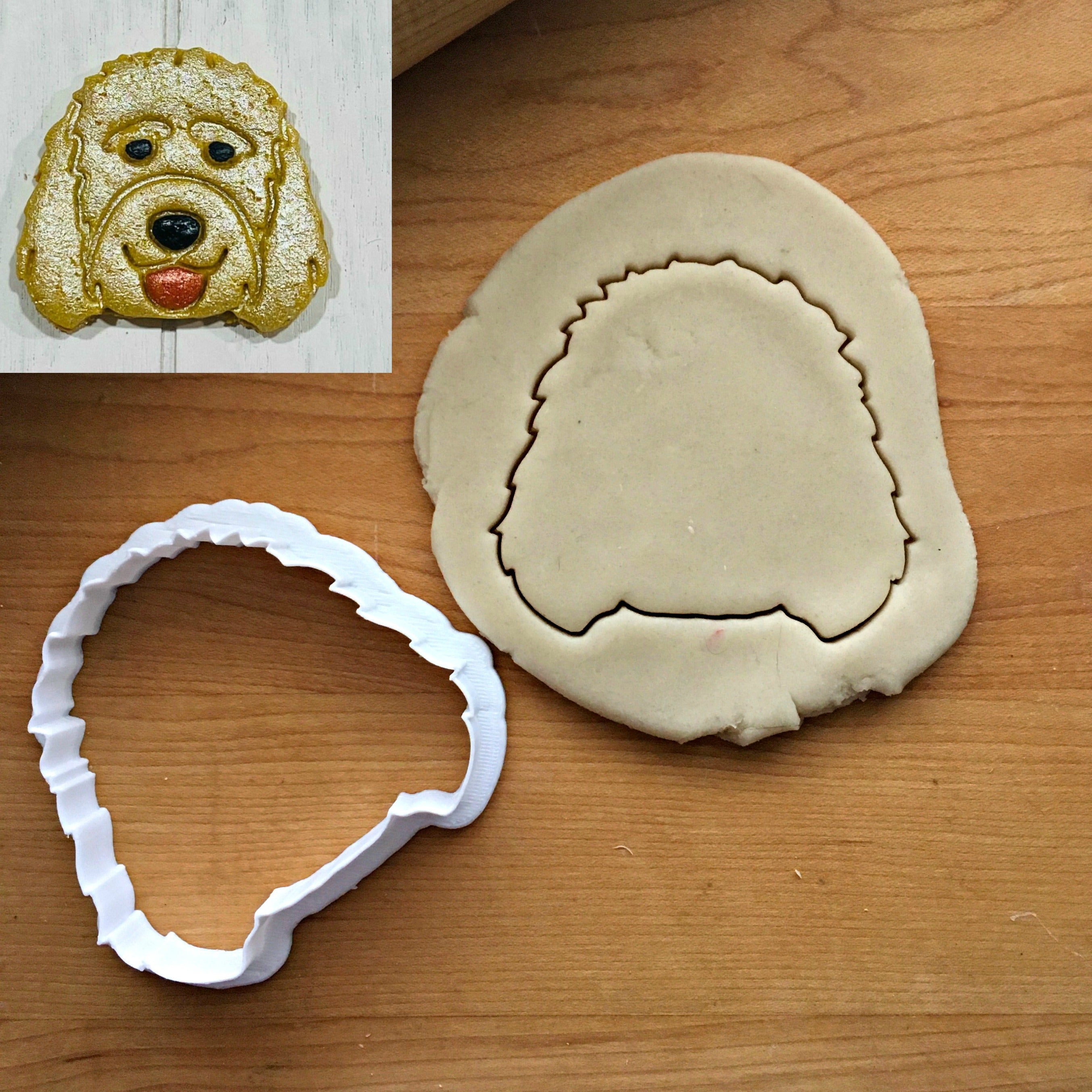 Golden Doodle Dog Cookie Cutter/Dishwasher Safe