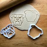 Set of 2 Bull Dog Cookie Cutters/Dishwasher Safe