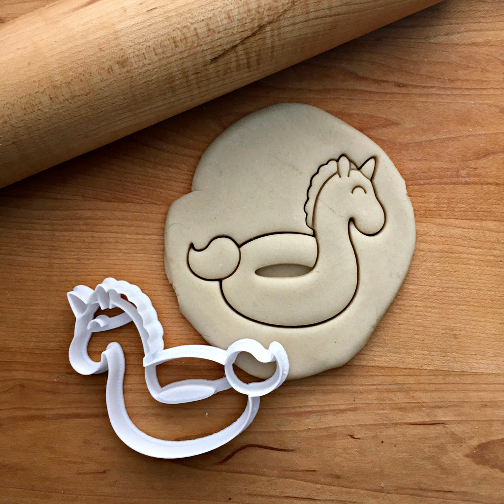 Unicorn Pool Floatie Cookie Cutter/Dishwasher Safe