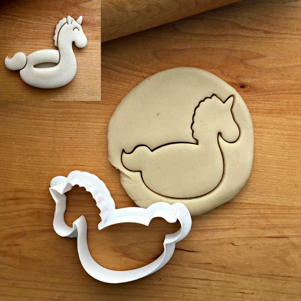 Unicorn Pool Floatie Cookie Cutter/Dishwasher Safe