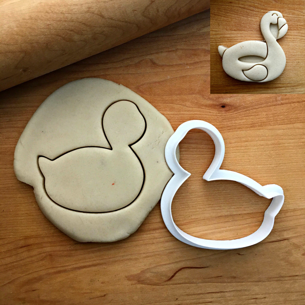 Flamingo Pool Floatie Cookie Cutter/Dishwasher Safe