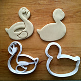 Set of 2 Flamingo Pool Floatie Cookie Cutters/Dishwasher Safe